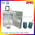 Dental materials durable metal case portable dental unit UM-P204